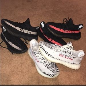 Men’s adidas Yeezy Boost 350 V2 Core Black Red